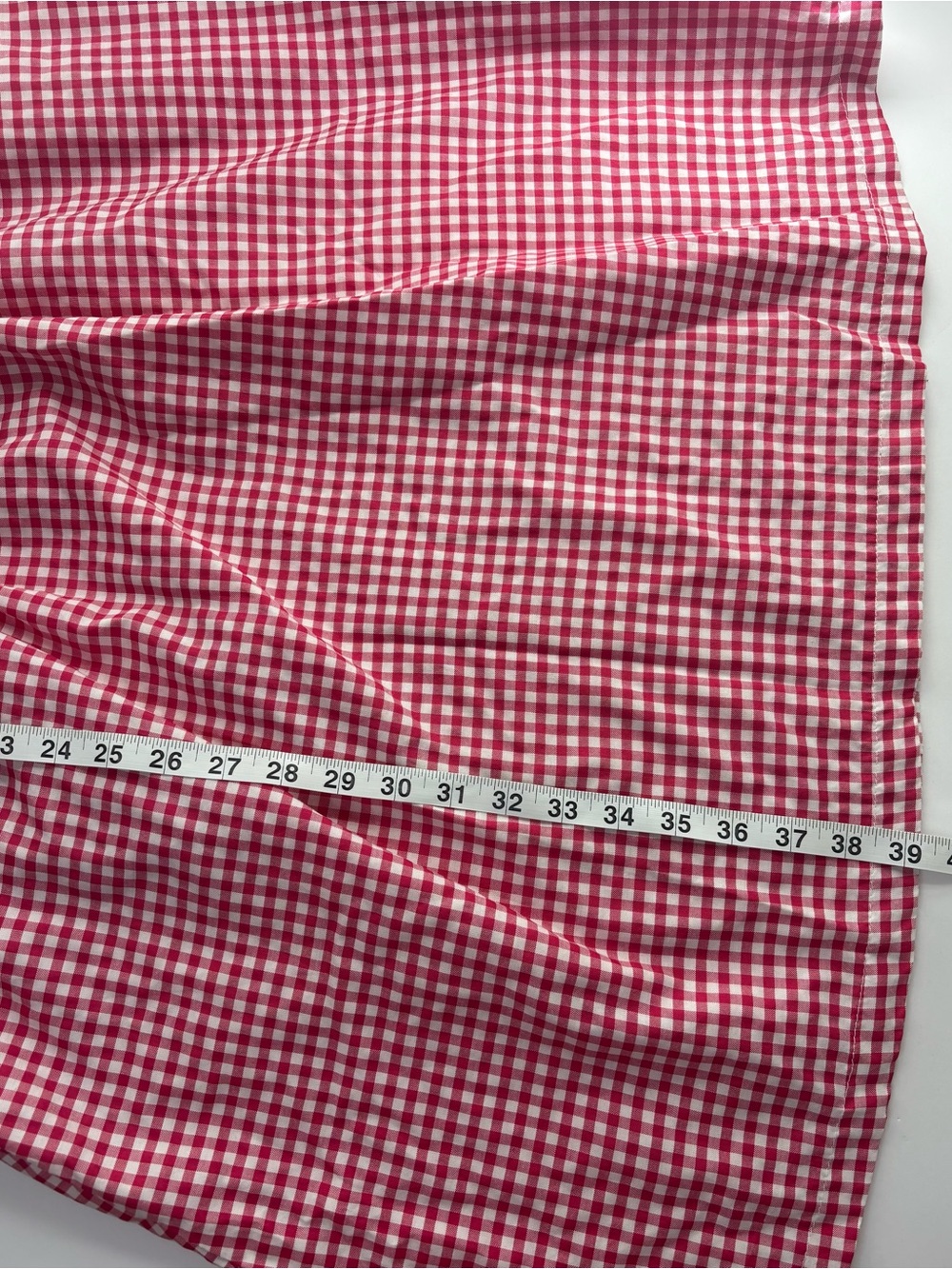 Gaudi Leathers Red Gingham Dirndl Dress with Green Trim Size 38 - Picture 10 of 10